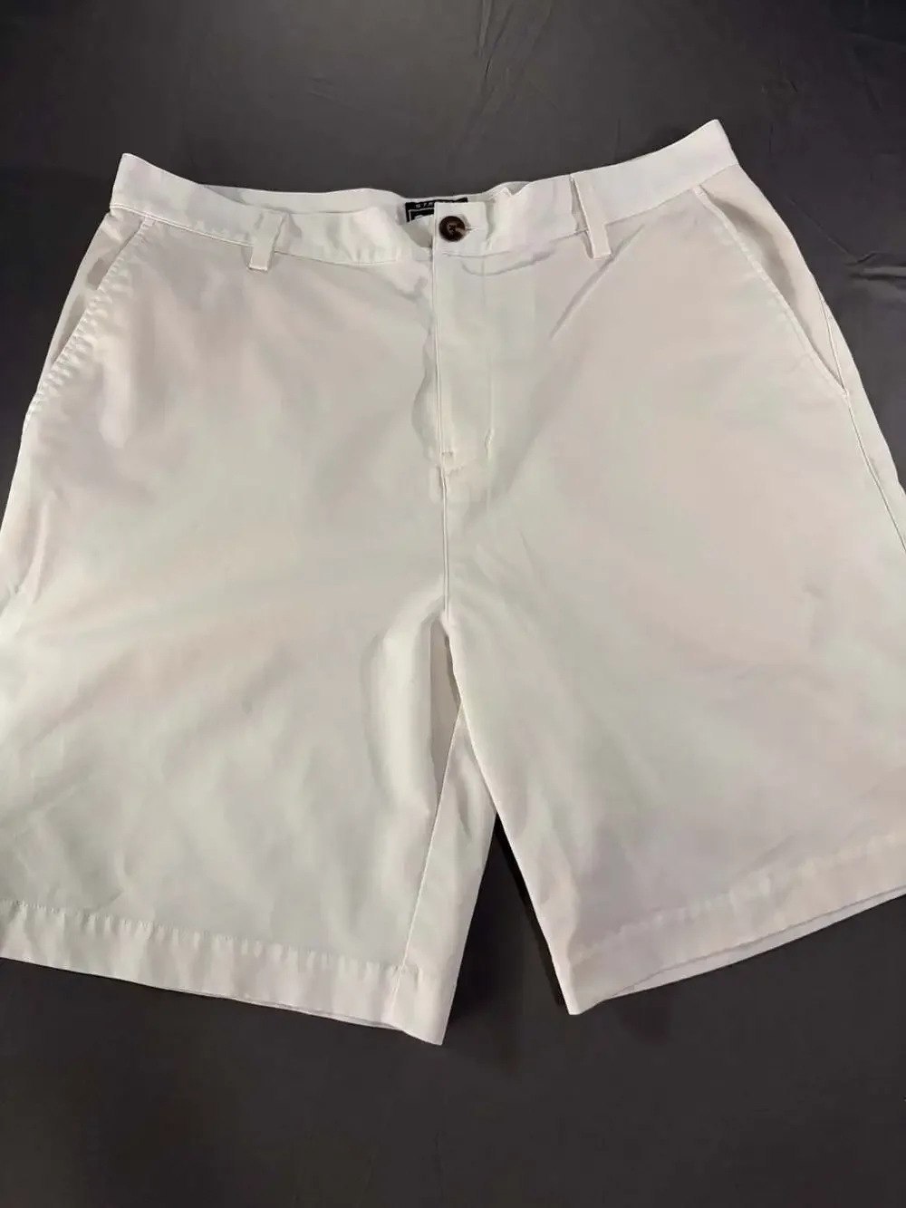 Adidas White Golf Stretch Shorts